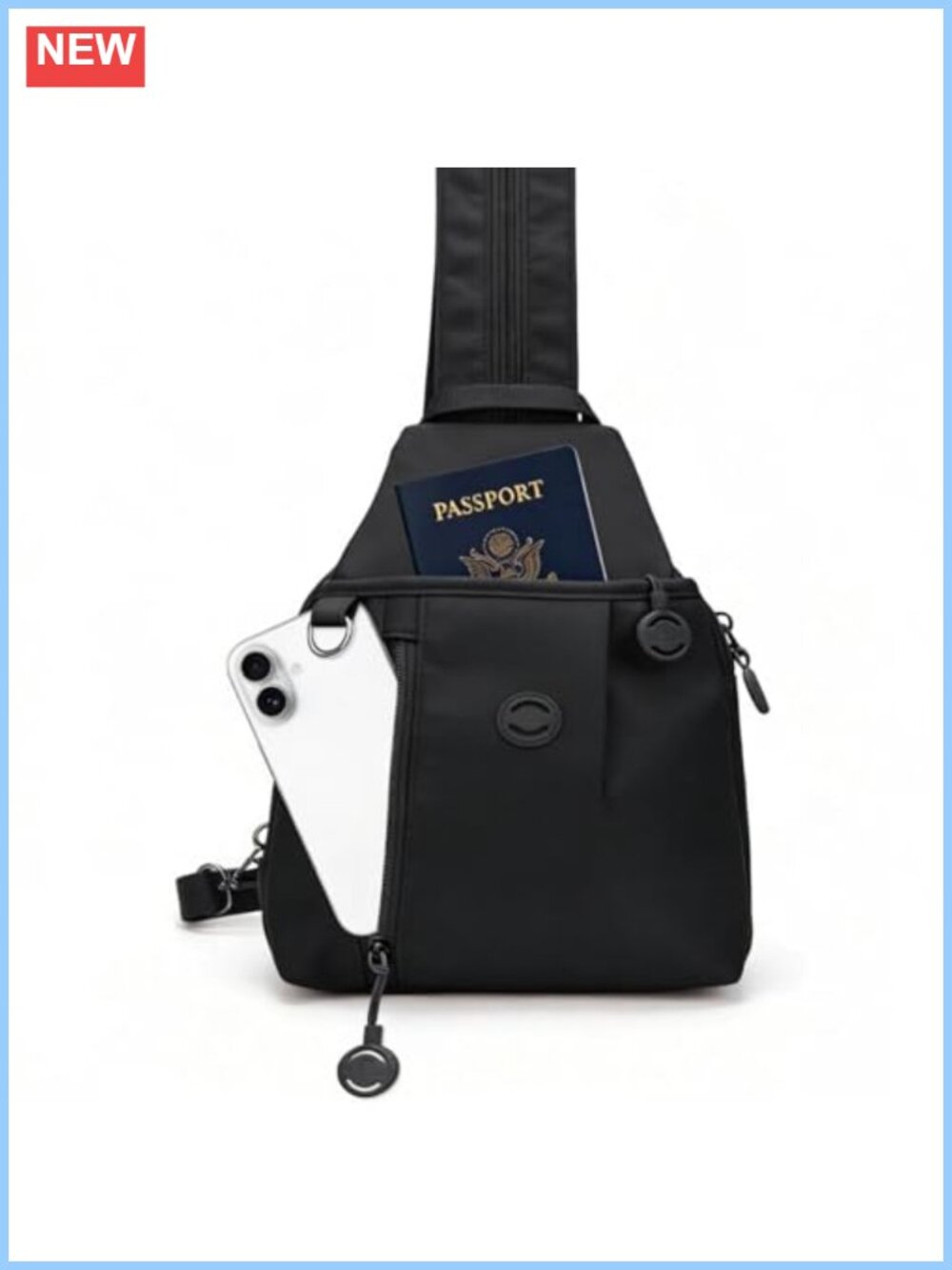 Anti Theft Mini Crossbody Backpack Purse Multi Pocket Oxford Travel Bag